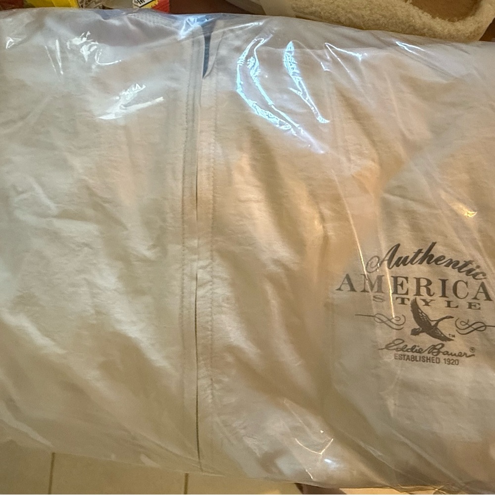 Eddie Bauer‎ Men's Tan Hooded Jacket - Picture 12 of 12